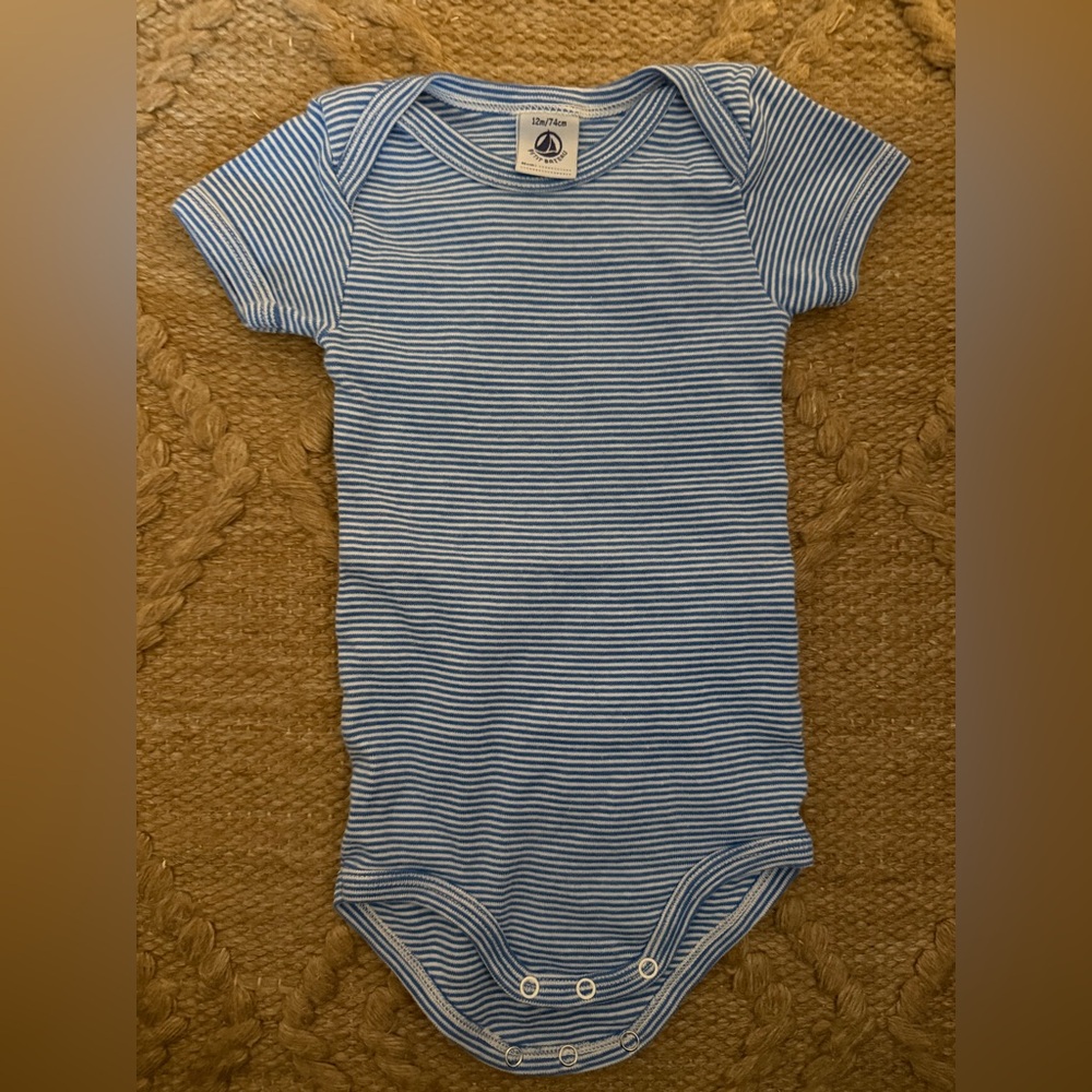 Petit Bateau onesie / bodysuit EUC 12 months
